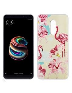 Carcasa Xiaomi Redmi 5 Plus Dibujos Flamencos
