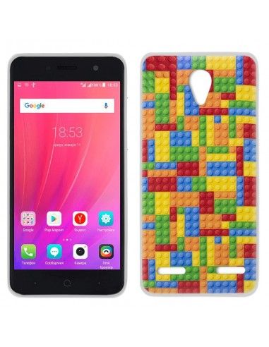Carcasa ZTE Blade A520 Dibujos Puzzle