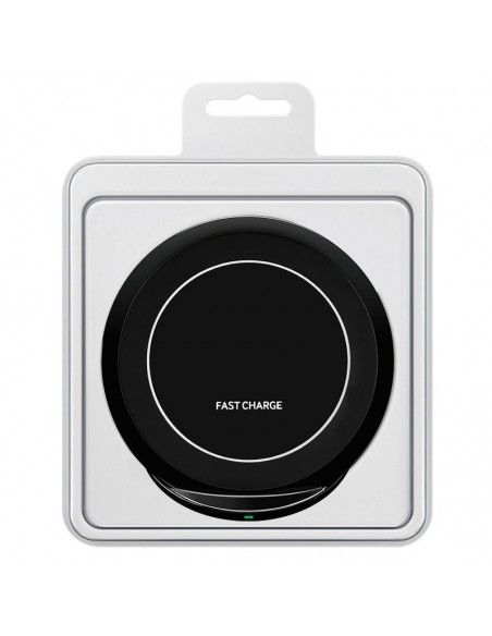 Dock Base Cargador Universal Smartphones Qi Inalámbrico (Carga Rápida) Negro