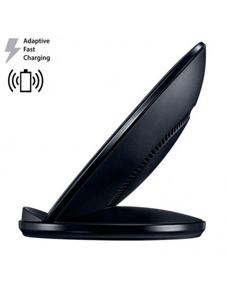 Dock Base Cargador Universal Smartphones Qi Inalámbrico (Carga Rápida) Negro