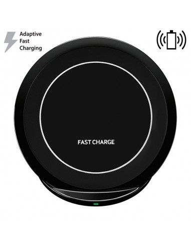 Dock Base Cargador Universal Smartphones Qi Inalámbrico (Carga Rápida) Negro