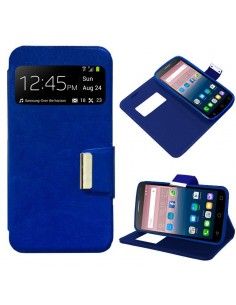 Funda Flip Cover Alcatel Pop 3 (5) Liso Azul