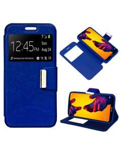 Funda libro soporte TPU Huawei P20 Lite azul