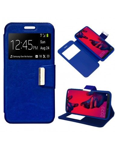 Funda libro soporte TPU Huawei P20 Pro azul