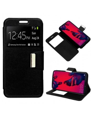 Funda libro soporte TPU Huawei P20 Pro negra