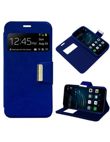 Funda libro soporte TPU Huawei P9 azul