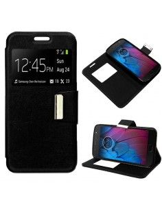 Funda libro soporte TPU Motorola Moto G5S negra