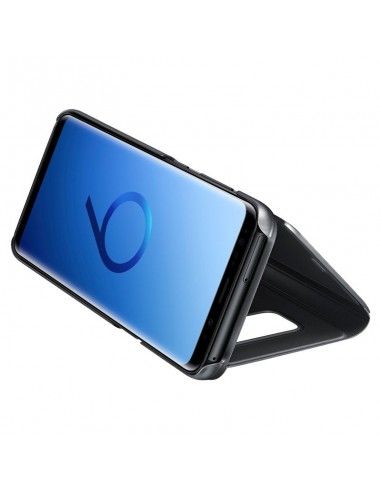 Funda libro soporte Samsung G960 Galaxy S9 Clear View negra