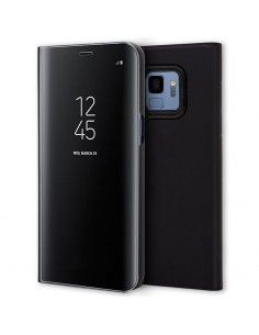 Funda libro soporte Samsung G960 Galaxy S9 Clear View negra