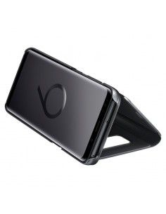 Funda Flip Cover Samsung G965 Galaxy S9 Plus Clear View Negro 2