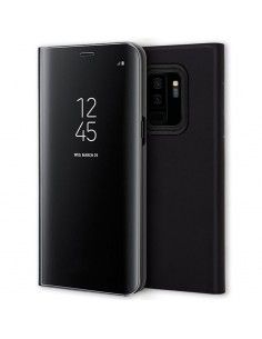 Funda Flip Cover Samsung G965 Galaxy S9 Plus Clear View Negro