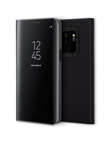 Funda Flip Cover Samsung G965 Galaxy S9 Plus Clear View Negro
