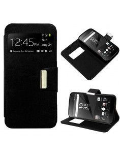 Funda libro soporte TPU Sony Xperia Z5 Premium negra