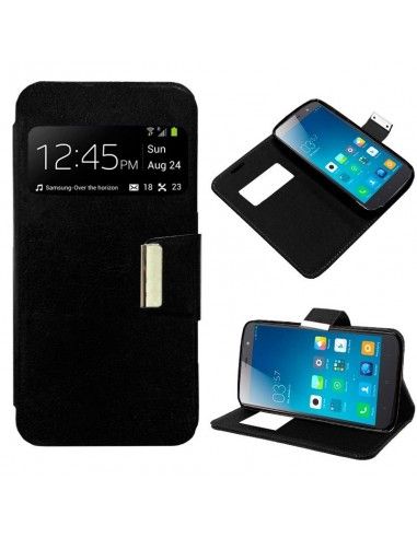 Funda Flip Cover Xiaomi Redmi Note 3 / Note 3 Pro Liso Negro