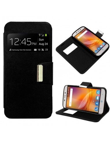 Funda Flip Cover ZTE Blade A452 Liso Negro