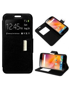 Funda Flip Cover ZTE Blade A610 Liso Negro