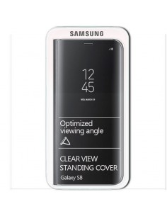 Funda original Samsung G950 Galaxy S8 Clear View negra (Blíster) 2