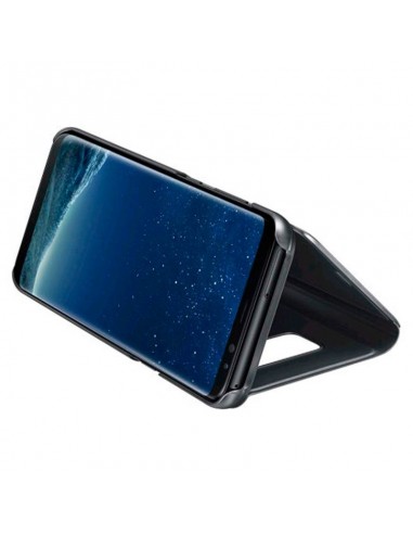 Funda original Samsung G950 Galaxy S8 Clear View negra (Blíster)