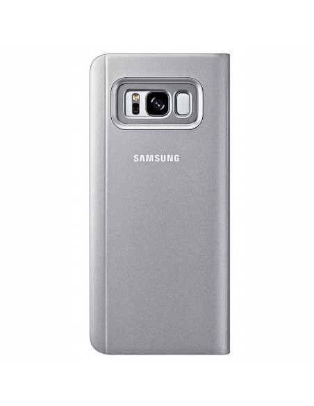 Funda original Samsung G950 Galaxy S8 Clear View plata (Blíster)