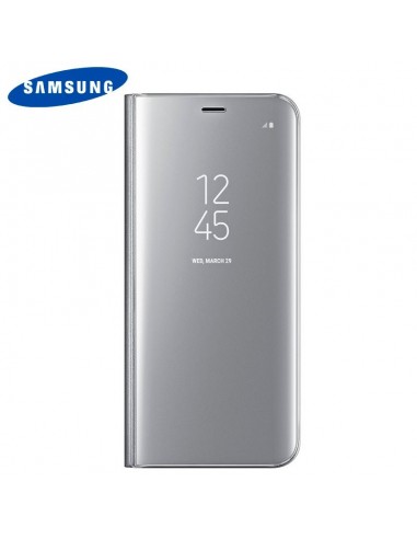 Funda original Samsung G950 Galaxy S8 Clear View plata (Blíster)