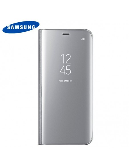 Funda original Samsung G950 Galaxy S8 Clear View plata (Blíster)