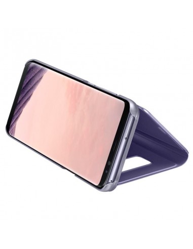 Funda original Samsung G950 Galaxy S8 Clear View azul violáceo (Blíster)