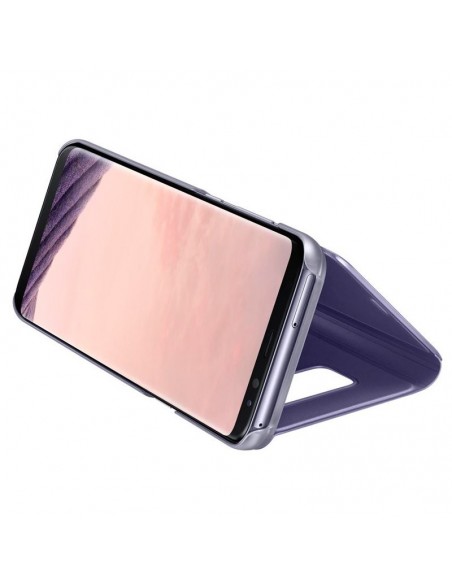 Funda original Samsung G950 Galaxy S8 Clear View azul violáceo (Blíster)