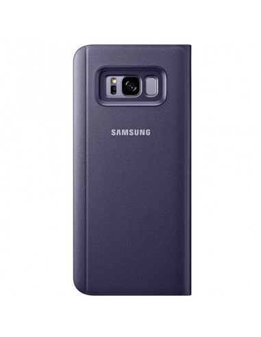 Funda original Samsung G950 Galaxy S8 Clear View azul violáceo (Blíster)