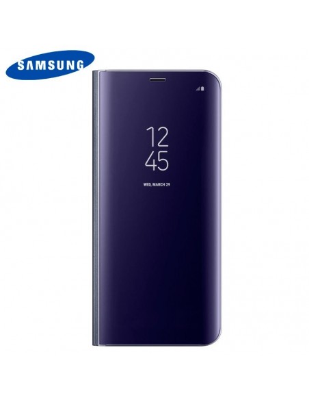 Funda original Samsung G950 Galaxy S8 Clear View azul violáceo (Blíster)