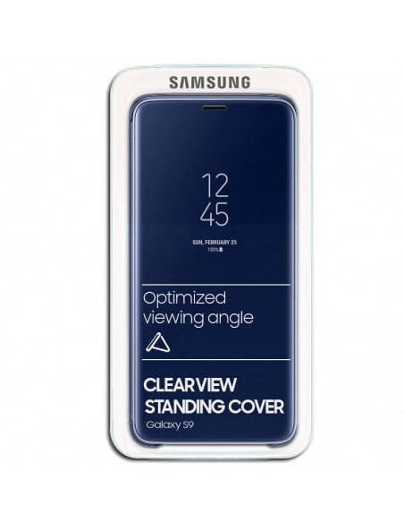 Funda Original Samsung G960 Galaxy S9 Clear View Azul (Blister)