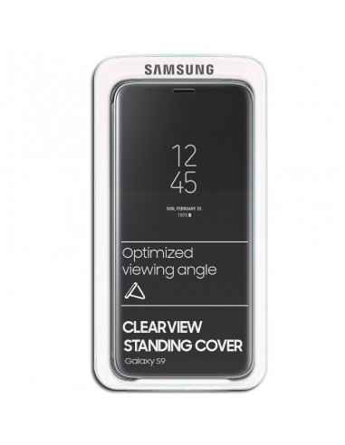 Funda Original Samsung G960 Galaxy S9 Clear View Negro (Blister)