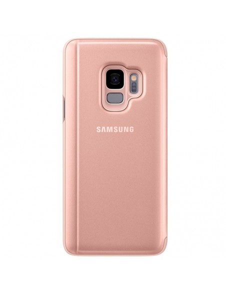 Funda Original Samsung G960 Galaxy S9 Clear View Salmón (Blister)
