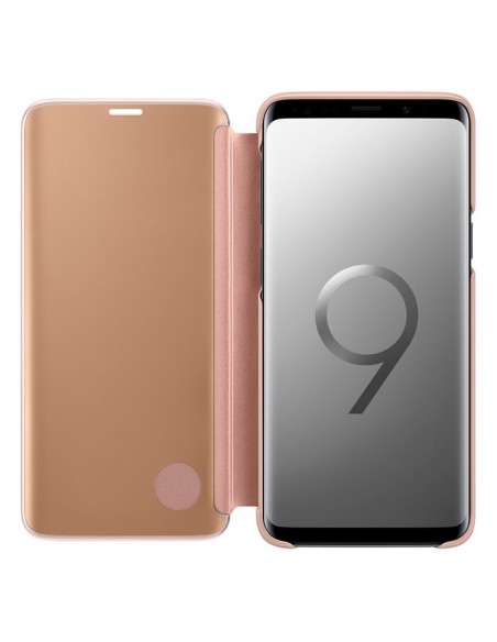 Funda Original Samsung G960 Galaxy S9 Clear View Salmón (Blister)