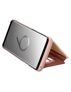 Funda Original Samsung G960 Galaxy S9 Clear View Salmón (Blister) 2