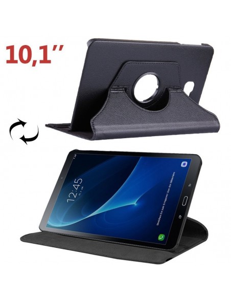 Funda soporte giratorio Samsung Galaxy Tab A 2016 10,1 pulgadas (T580-T585) negra