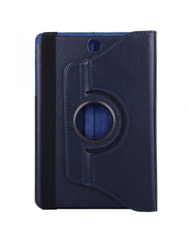 Funda soporte giratorio Samsung Galaxy Tab A 2015 9,7 pulgadas (T550-T555) polipiel azul
