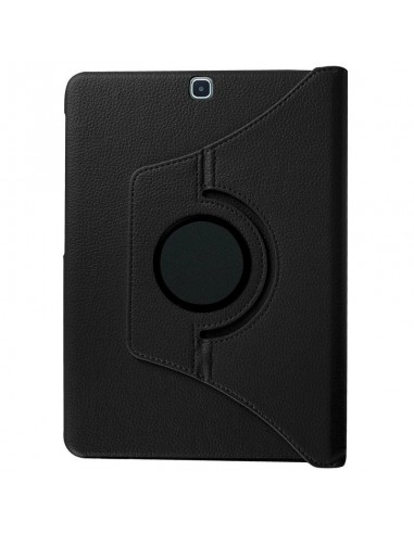Funda soporte giratorio Samsung Galaxy Tab E 9,6'' (T560) polipiel negra