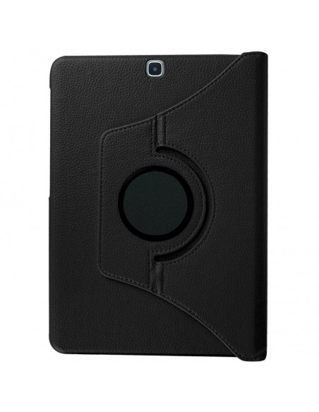 Funda soporte giratorio Samsung Galaxy Tab E 9,6'' (T560) polipiel negra