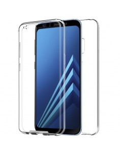 Funda Silicona 3D Samsung A530 Galaxy A8 (2018) (Transparente Frontal + Trasera)
