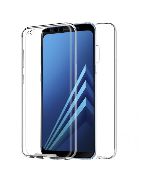 Funda Silicona 3D Samsung A530 Galaxy A8 (2018) (Transparente Frontal + Trasera)
