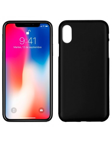 Funda gel TPU iPhone X / iPhone XS negra
