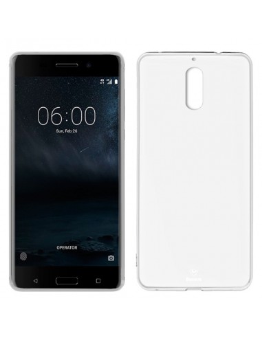 Funda Silicona Nokia 6 (Transparente)