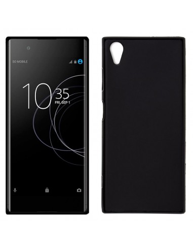 Funda Silicona Sony Xperia XA1 Plus (Negro)