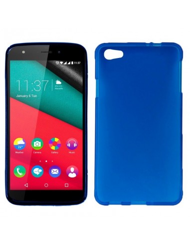 Funda gel TPU Wiko Pulp azul
