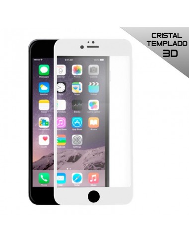 Protector pantalla vidrio templado iPhone 6 / 6s (Full 3D blanco)