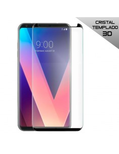 Protector pantalla vidrio templado LG V30 negro (Curvo 3D)