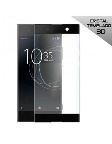 Protector pantalla vidrio templado Sony Xperia XA1 negro (3D)