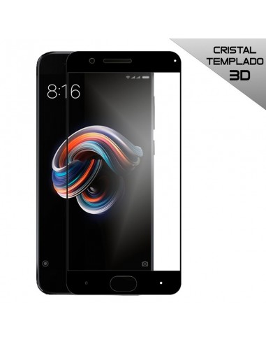 Protector pantalla vidrio templado Xiaomi Mi Note 3 negro (3D)