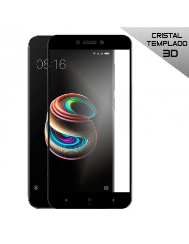 Protector pantalla vidrio templado Xiaomi Redmi 5A (Full 3D negro)