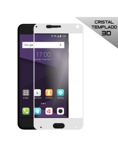 Protector pantalla vidrio templado ZTE Blade V8 (3D Blanco)